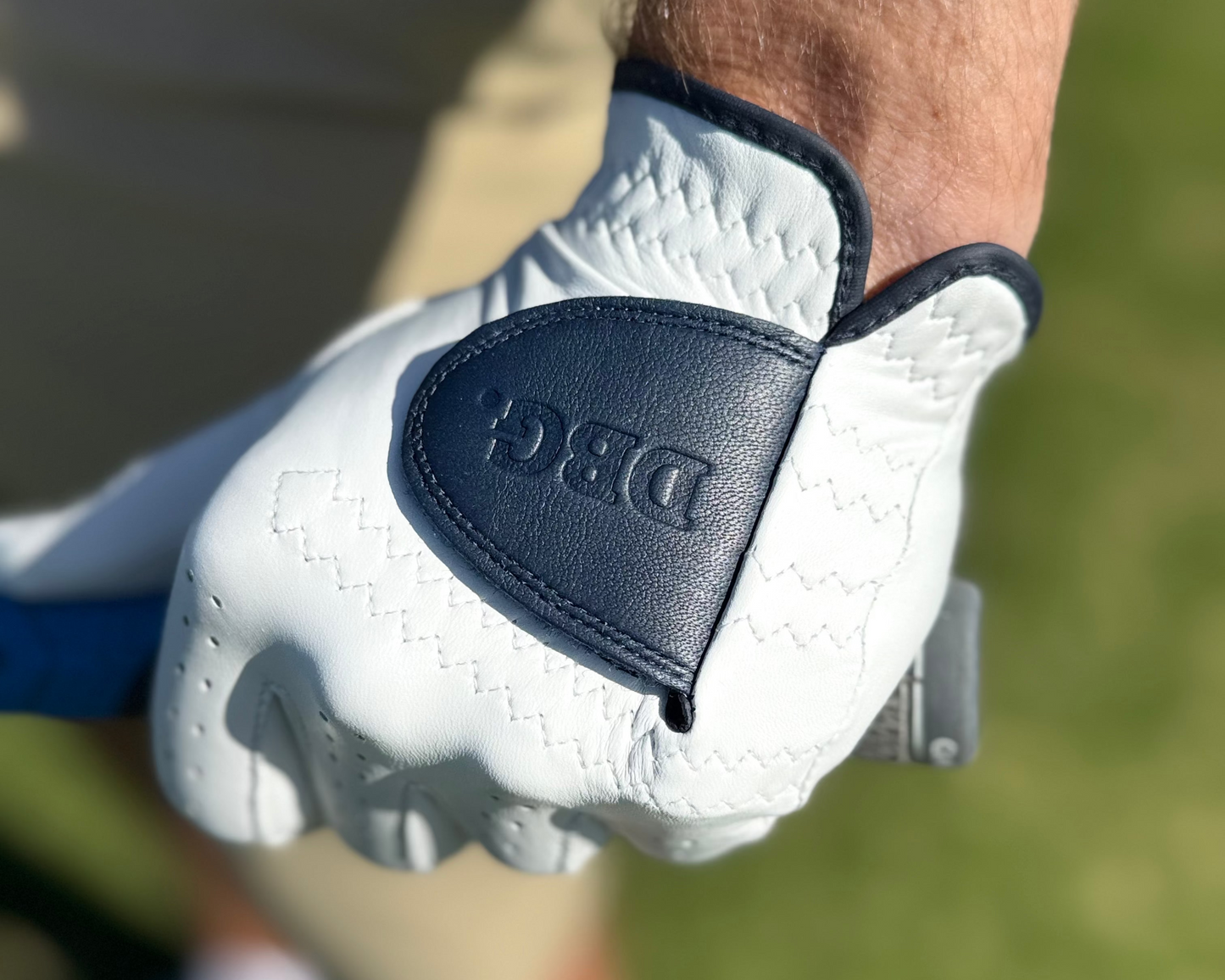 Limited Edition 3 pack of Coloured Tab Premium Cabretta Leather Tour Golf Gloves